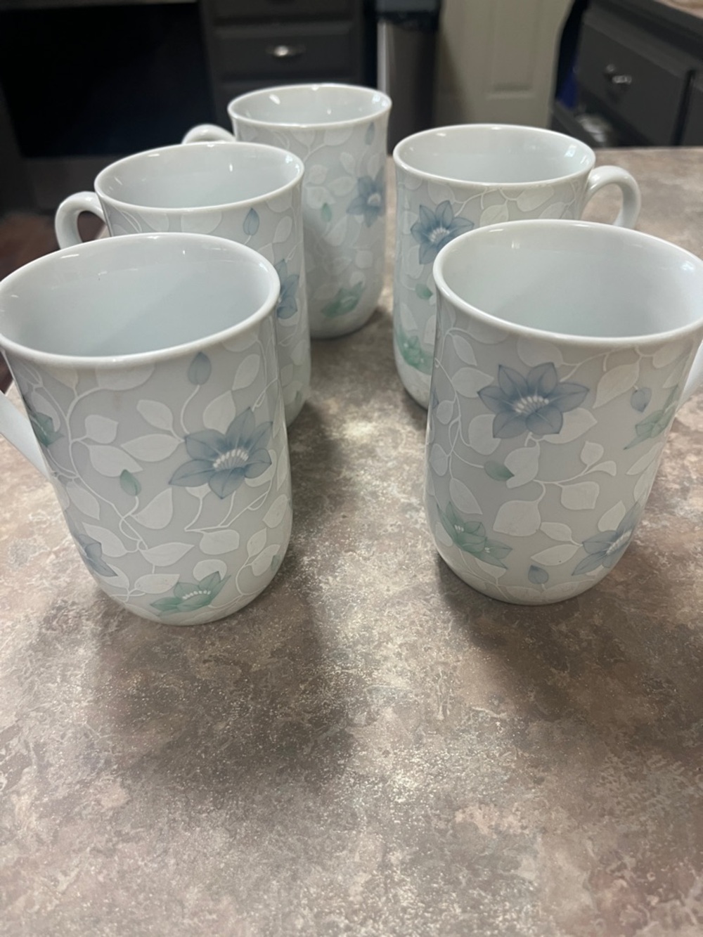 Symphony floral mugs